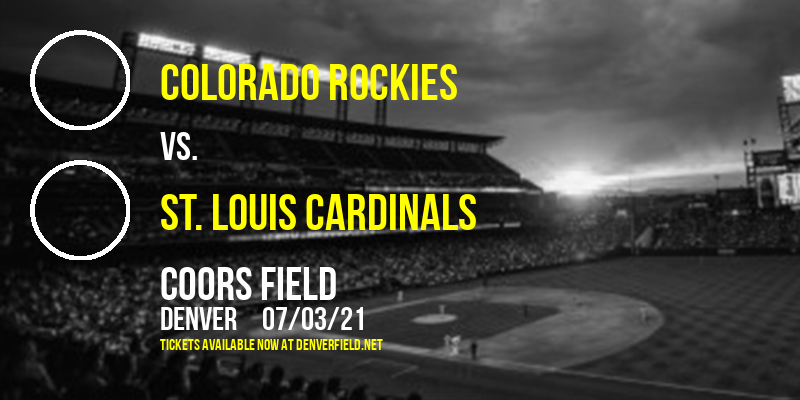 Colorado Rockies vs. St. Louis Cardinals at Coors Field