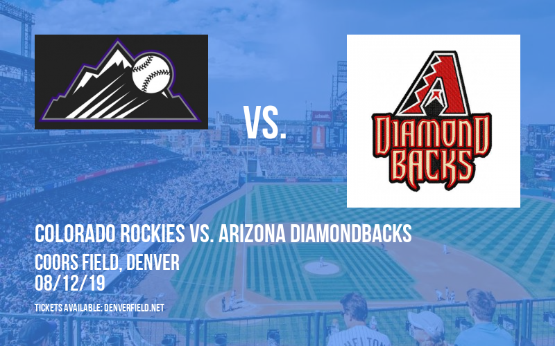 Colorado Rockies vs. Arizona Diamondbacks at Coors Field tickets Colorado Rockies vs. Arizona Diamondbacks at Coors Field