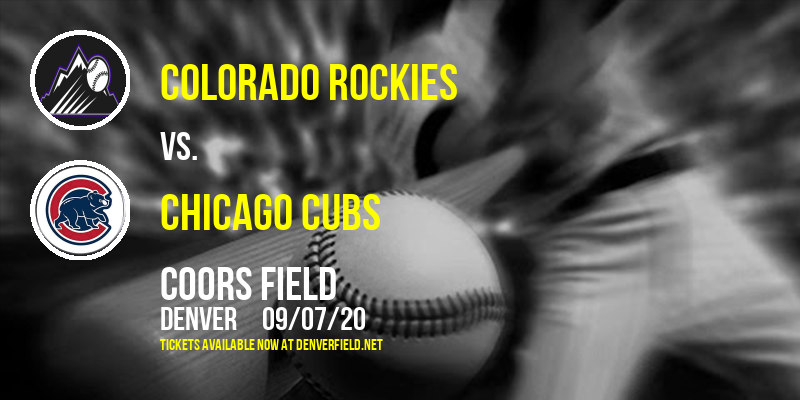 Colorado Rockies vs. Chicago Cubs at Coors Field