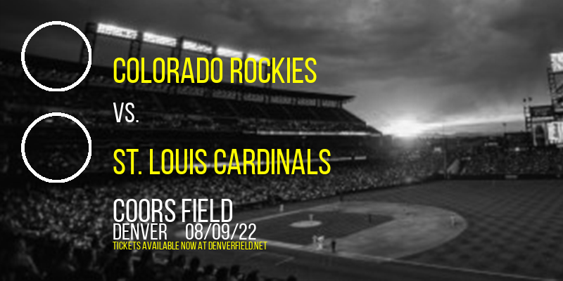 Colorado Rockies vs. St. Louis Cardinals at Coors Field tickets Colorado Rockies vs. St. Louis Cardinals at Coors Field