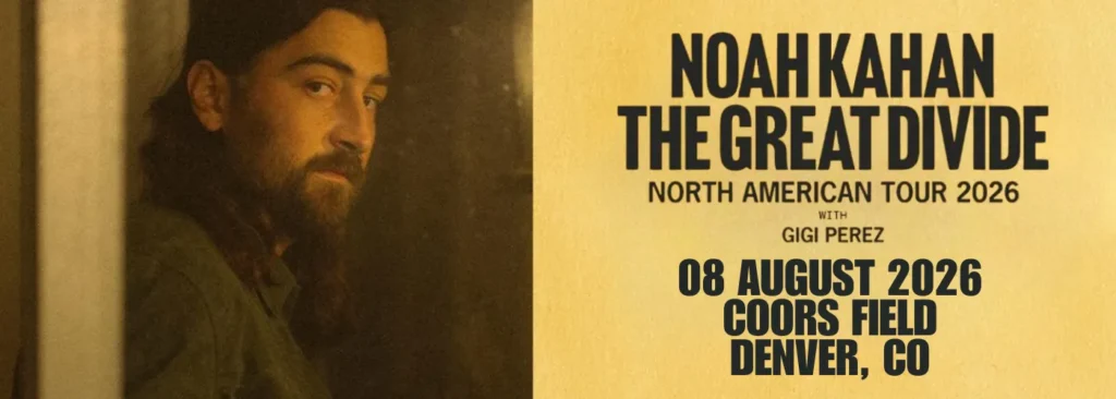 Noah Kahan at Coors Field