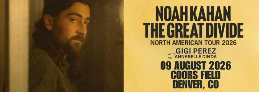 Noah Kahan at Coors Field